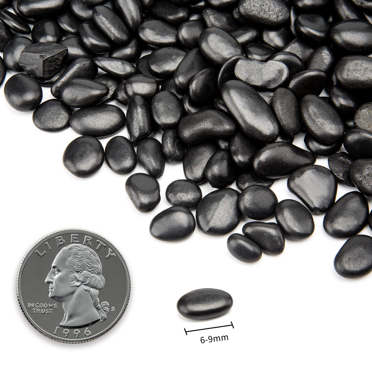 OUPENG black vase fillers pebbles to refresh home decor.