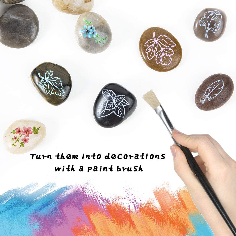 OUPENG pebbles accent bouquets and vases with natural charm and stability.
