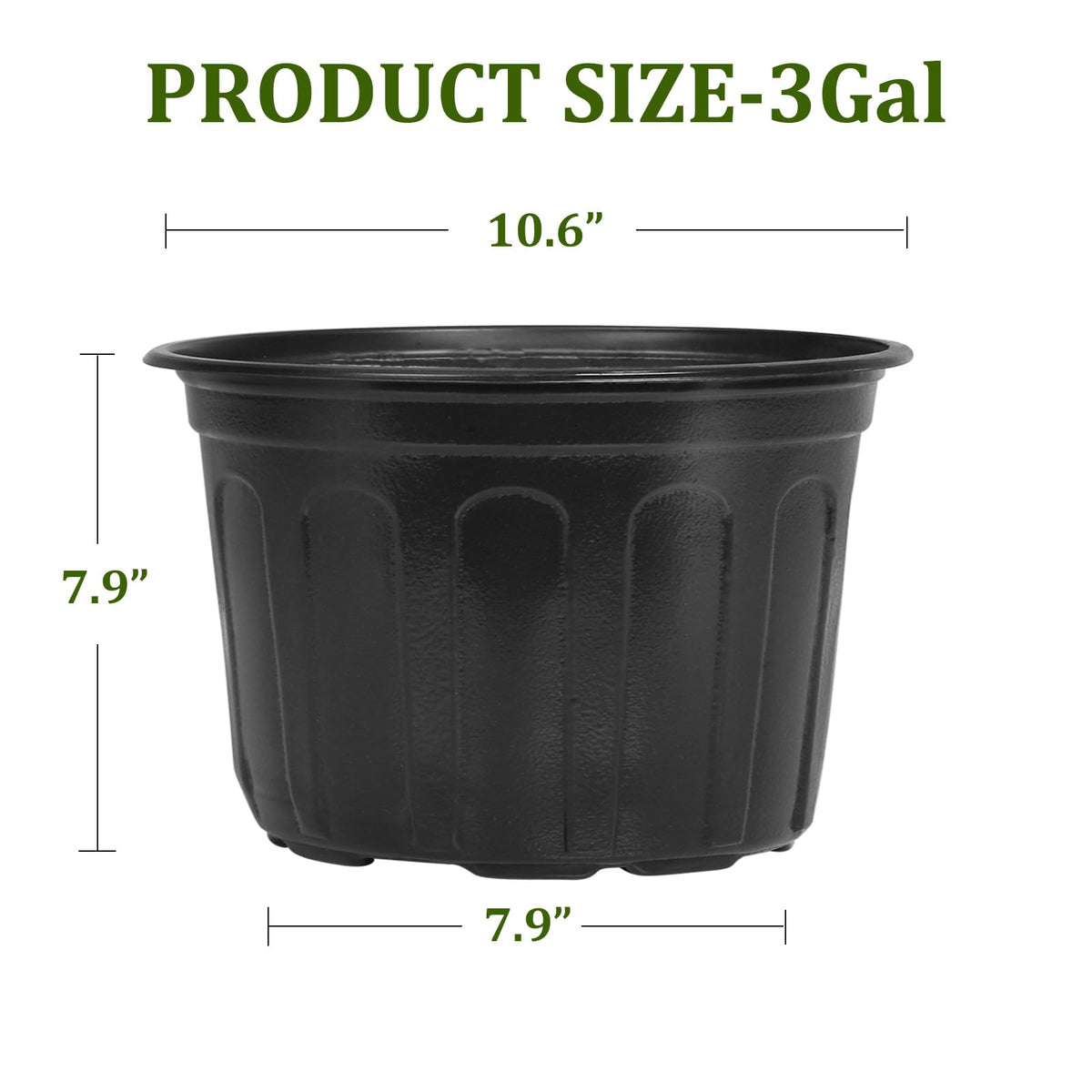 Oupsaui flexible plastic gallon pots enable easy transport and versatile gardening setups.