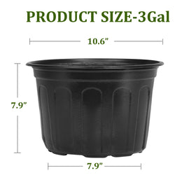 Oupsaui flexible plastic gallon pots enable easy transport and versatile gardening setups.