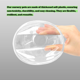 OUPSAUI durable plastic nursery pot ideal for reuse across seasons