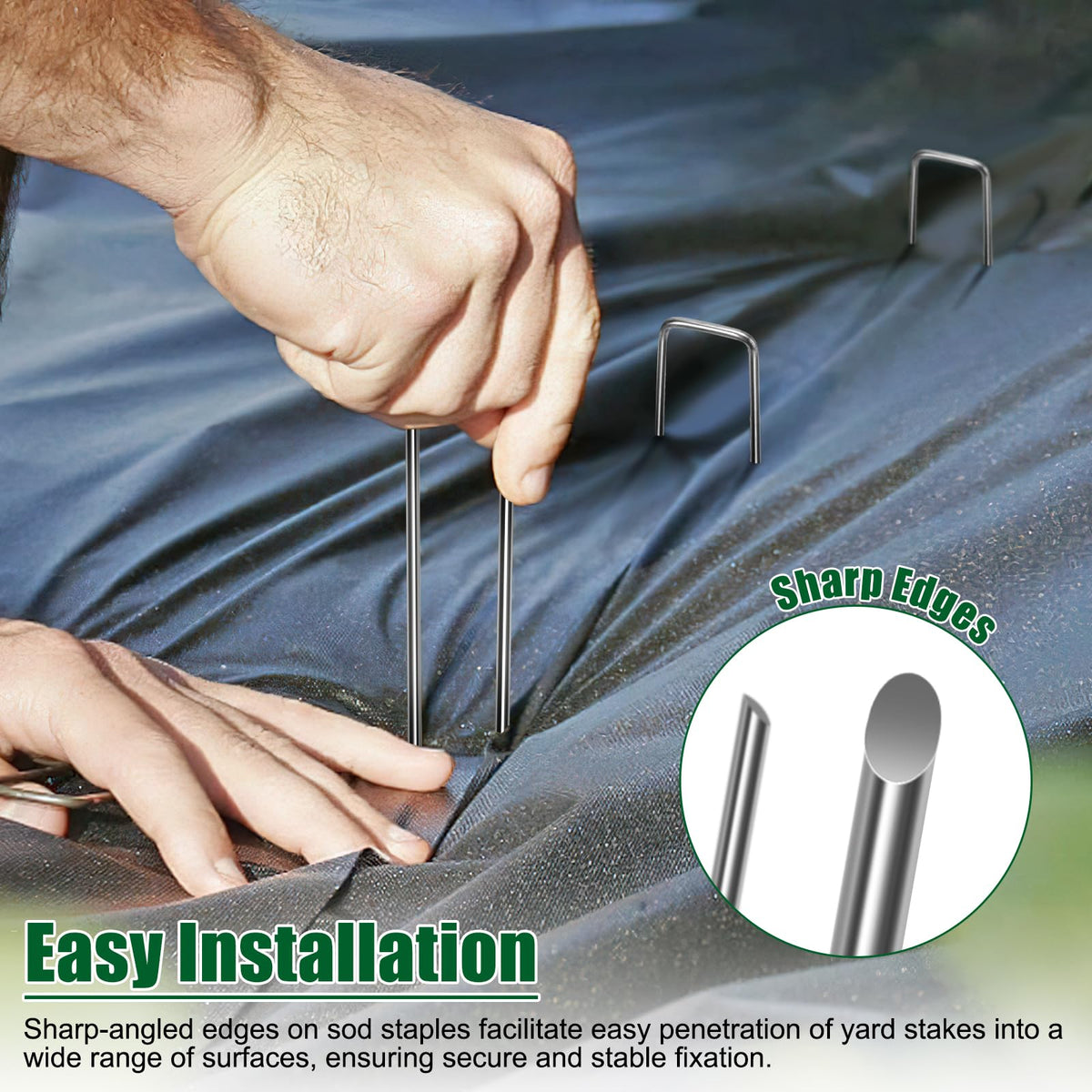 OUPSAUI reusable outdoor stakes offer flexible long-term value