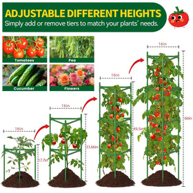 OUREST triangular trellis design provides stable plant support.