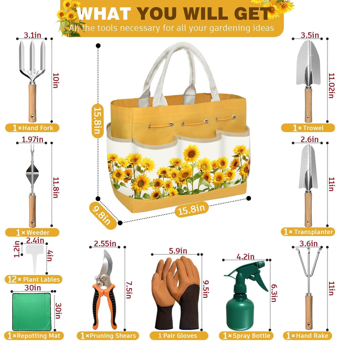 Ourrest hand rake for precise soil loosening and bed preparation.