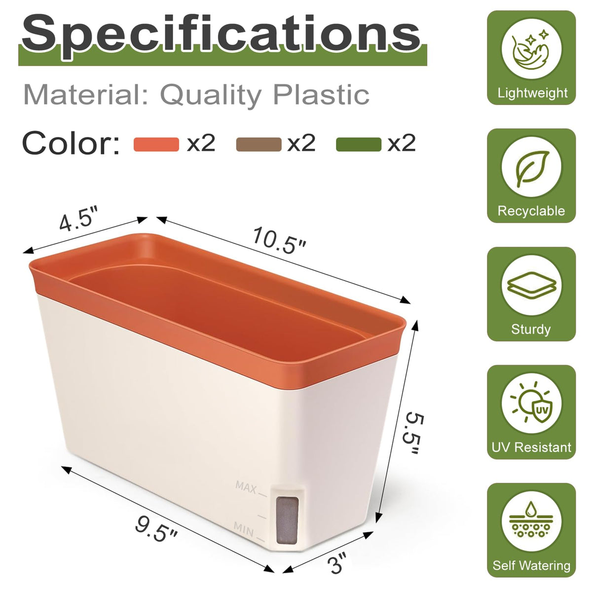 OurWarm top-fill opening makes watering quick without removing plants.