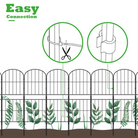 OUSHENG fence with interlocking connection detail for versatile layouts.