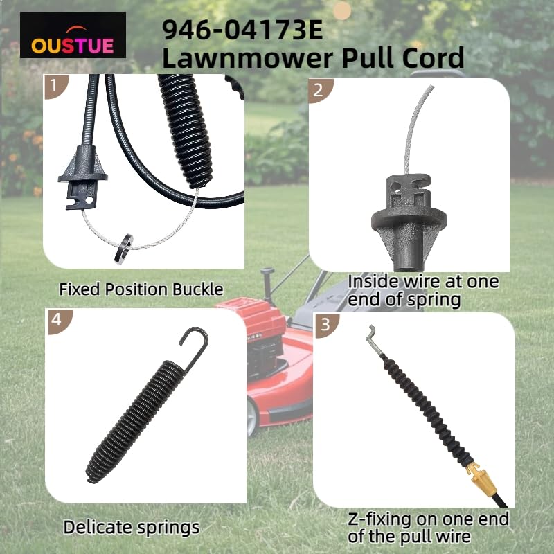 OUSTUE 946-04173E compatible with 700 Series for broad mower fit