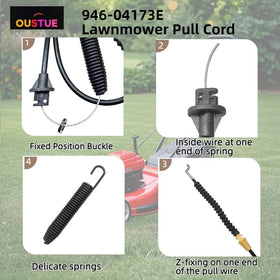 OUSTUE 946-04173E compatible with 700 Series for broad mower fit