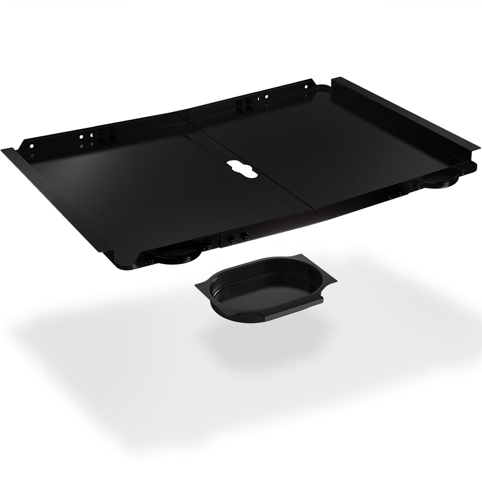 Outage grease tray 24-30-inch fit catches drips, keeping grill area clean