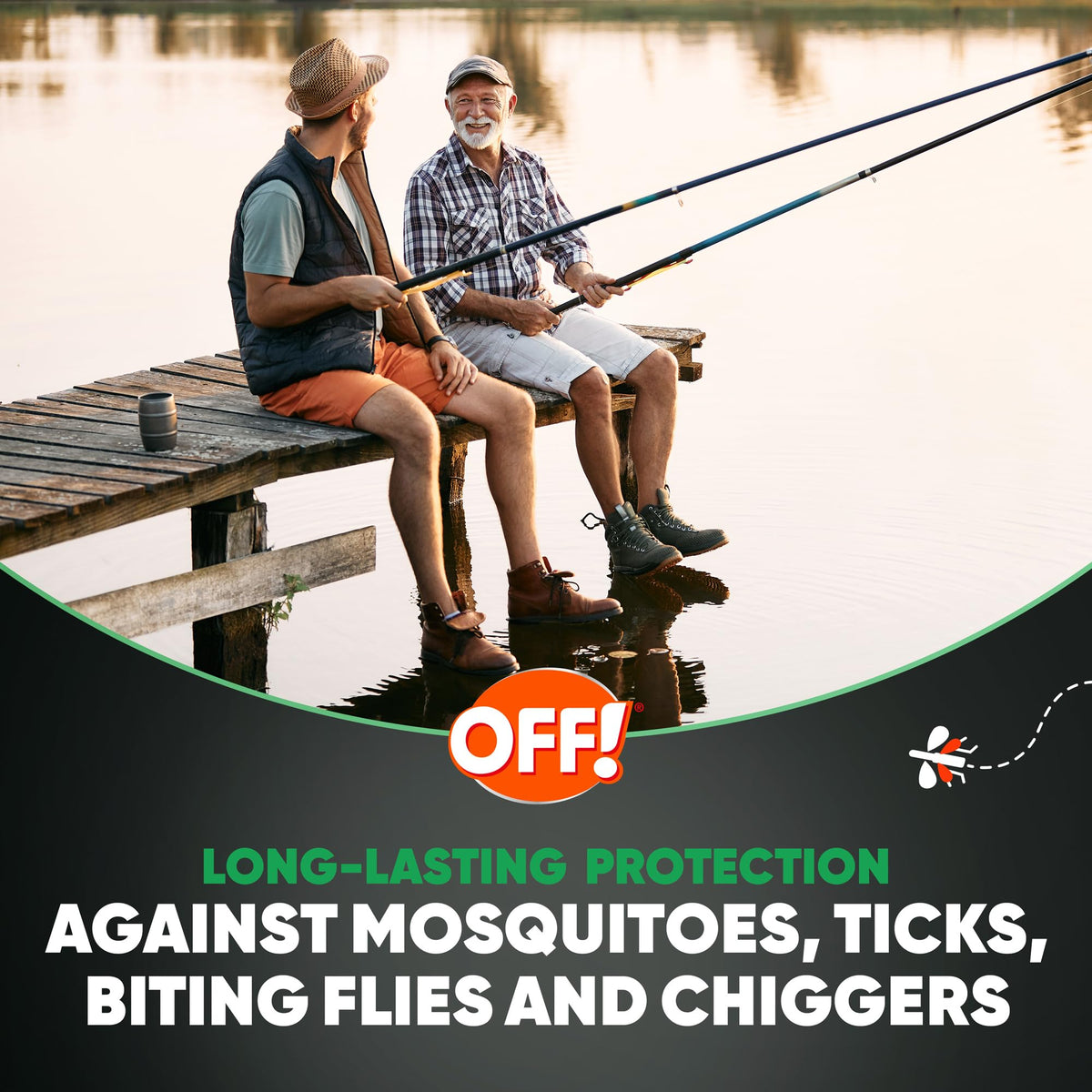 Outdoor hiking gear with OFF! Deep Woods Sportsmen Insect Repellent III.