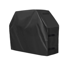 OutdoorLines grill cover 58x24x44 front view shows universal fit and weatherproof protection.