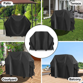 OutdoorLines grill cover available in black gray and camel for patio style.