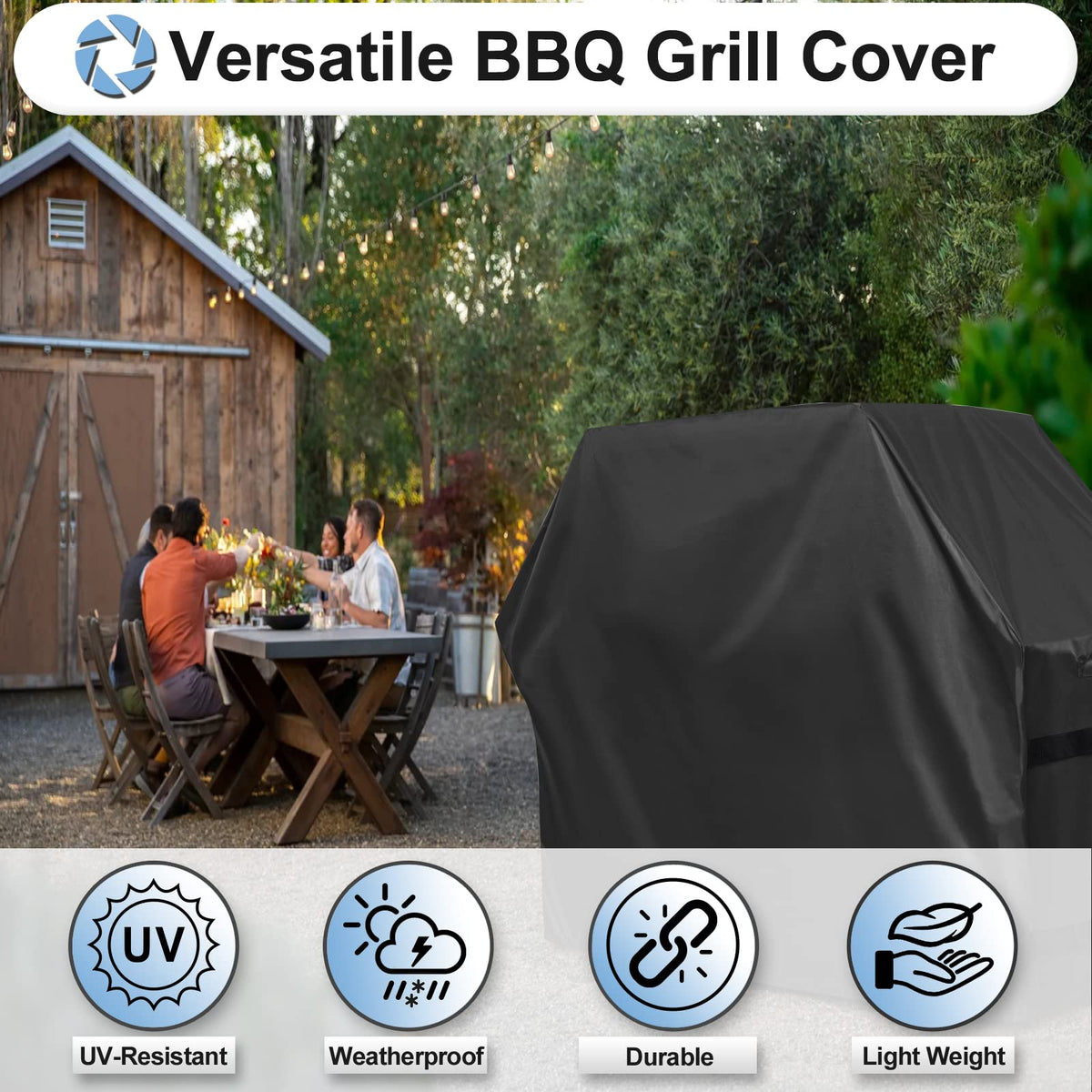 OutdoorLines 420D Oxford fabric close-up reveals durable waterproof layer.