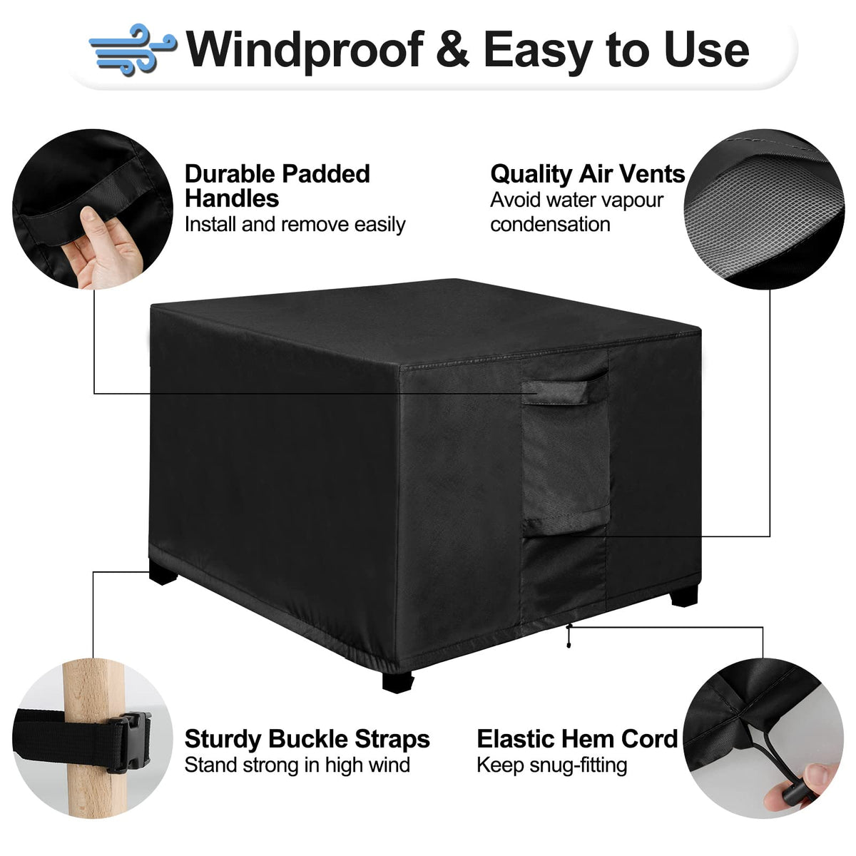 OutdoorLines elastic cord with toggle ensures a snug fit