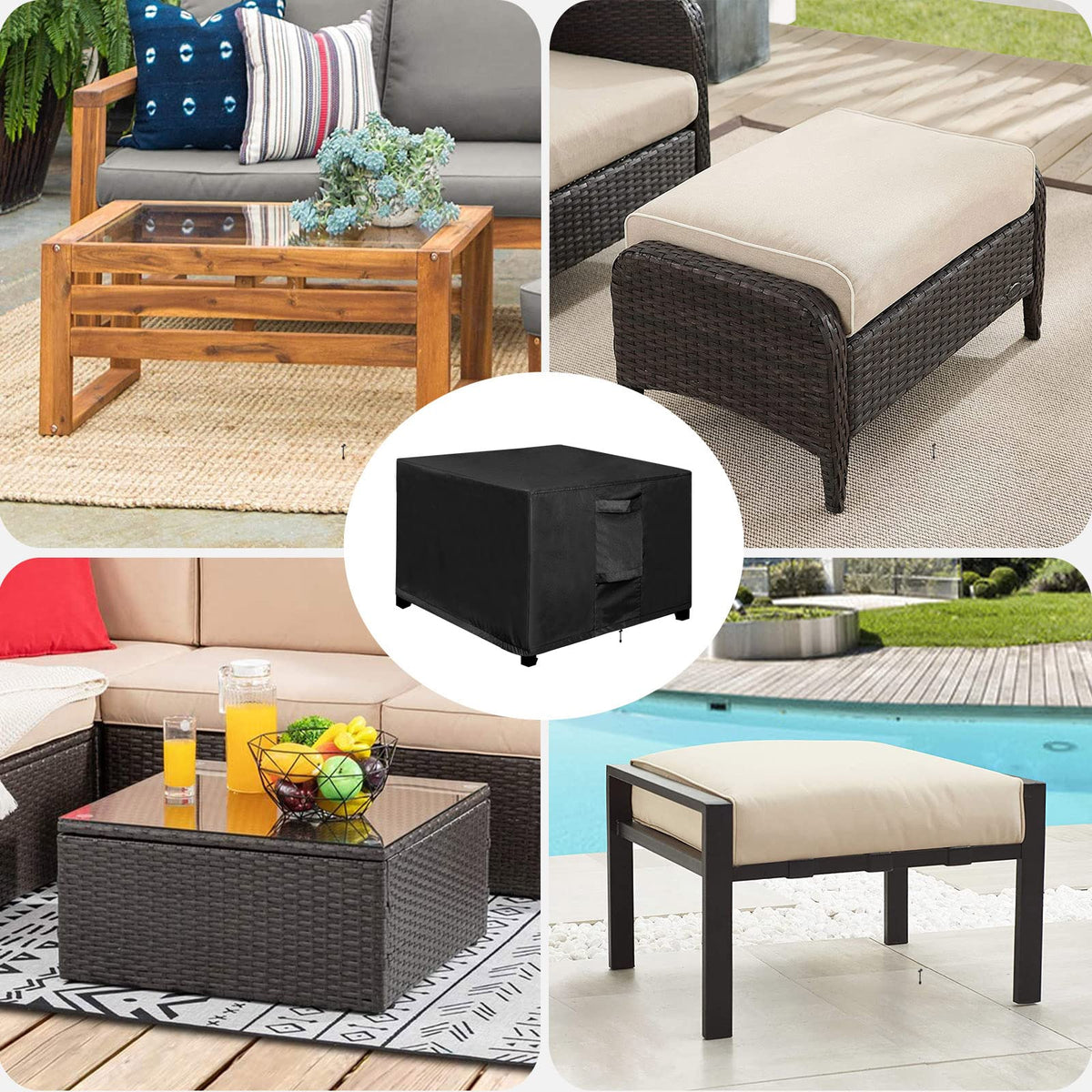 OutdoorLines padded handles aid easy fitting and removal