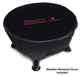 Outland Living Firebowl Mega propane-tank setup for safe, clean heat.