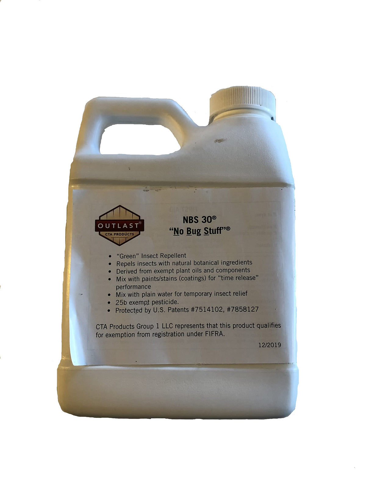 Outlast NBS30 16 oz bottle ready for home use on paints and stains