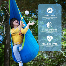 OUTREE Safe pod swing with reinforced nylon edging for durable safety