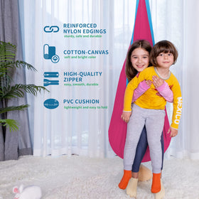 OUTREE safety features with reinforced nylon edges for secure hanging.
