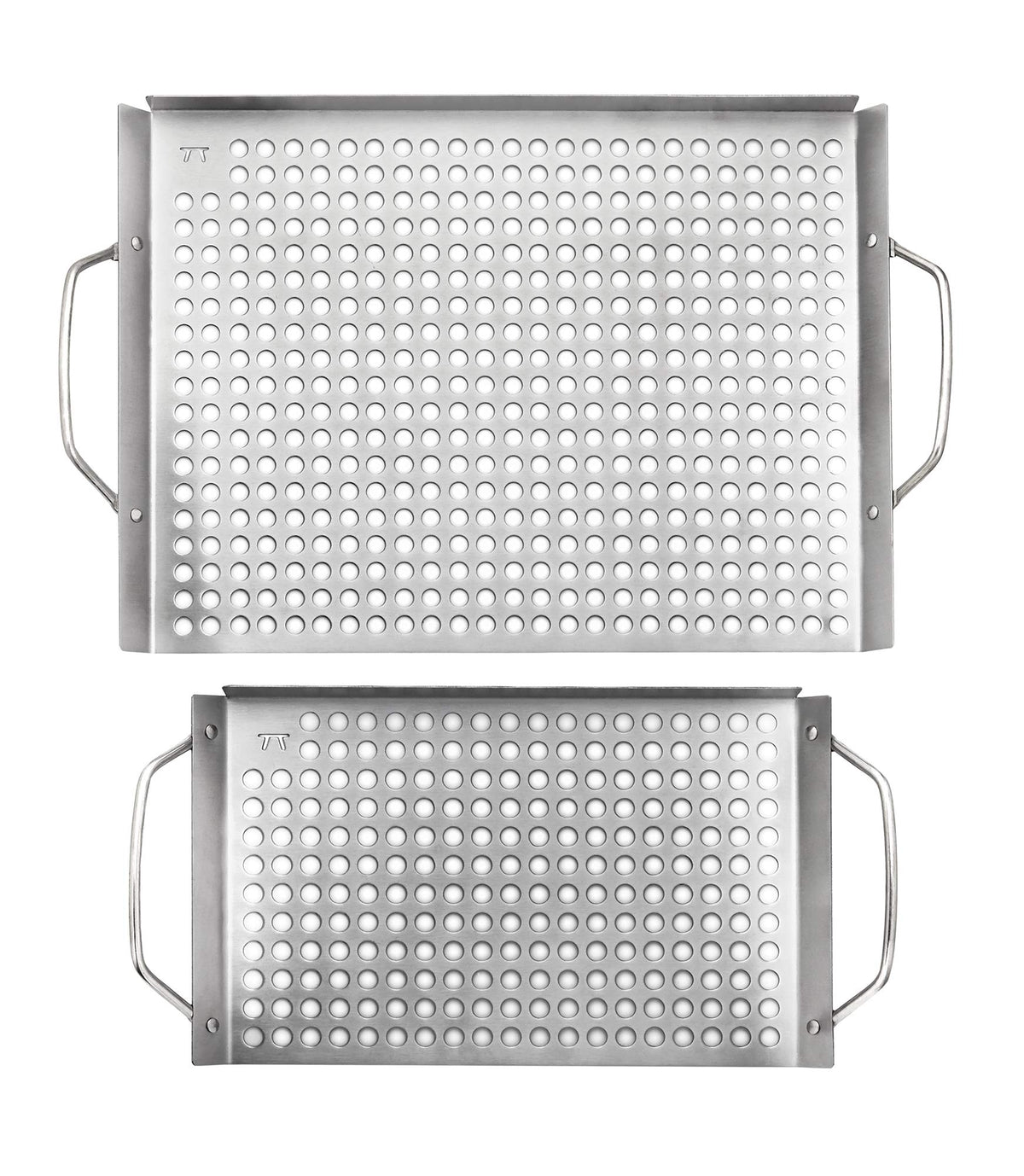 Outset 430 stainless steel construction resists heat and wear on grills.