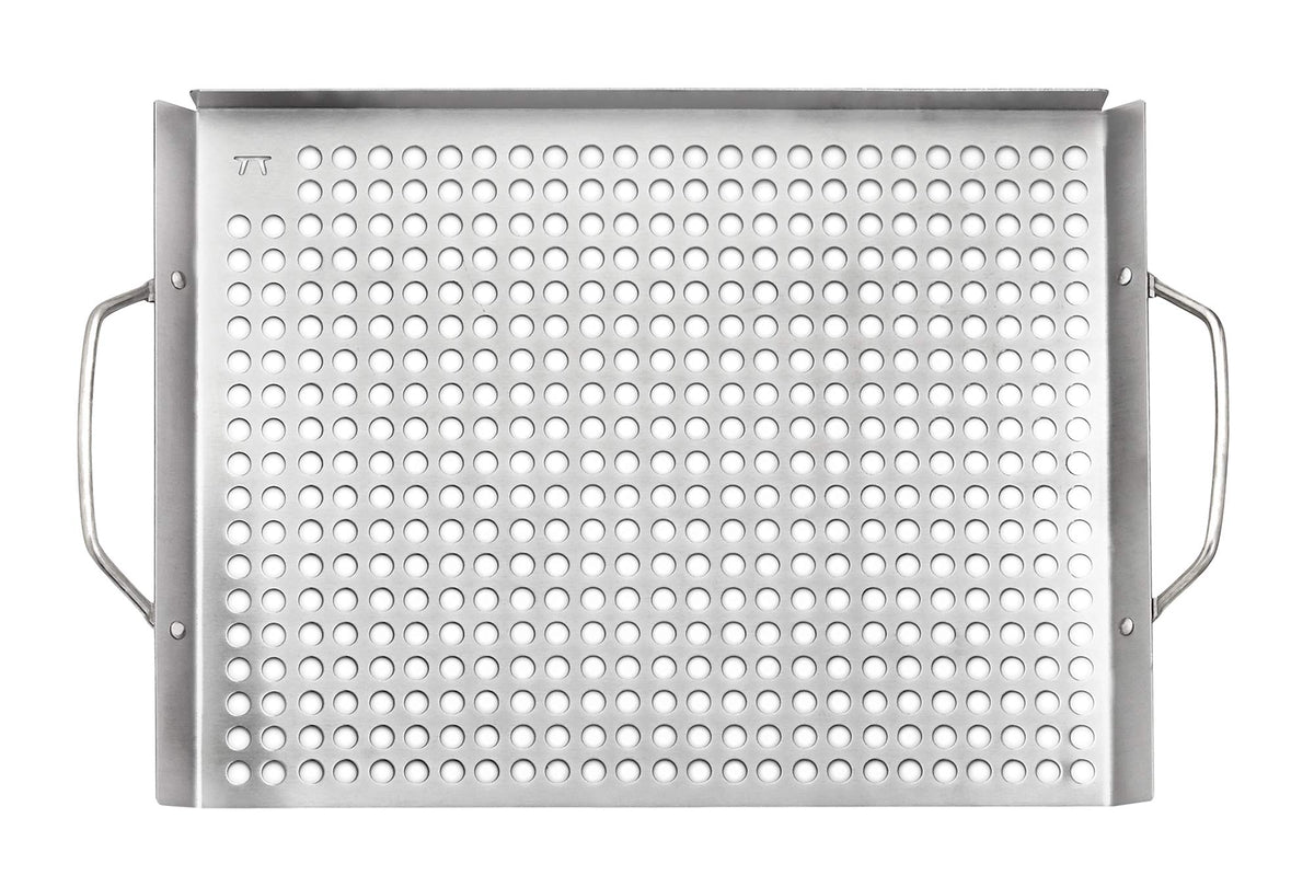 Outset dishwasher-safe grid simplifies cleanup after cookouts