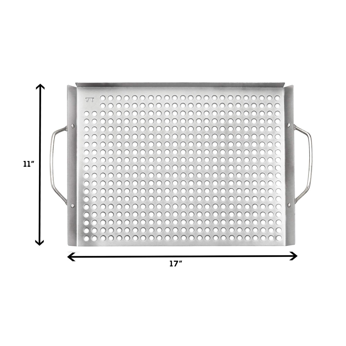 Outset large grid size fits big grills and family meals