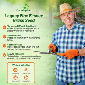 Outsidepride Legacy nutrients-infused coating promotes robust germination in challenging soils.
