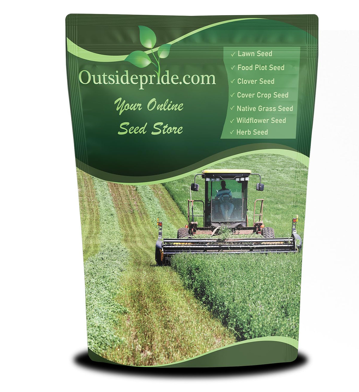 Outsidepride Vernal alfalfa seed nitrocoated for rapid germination in pastures.