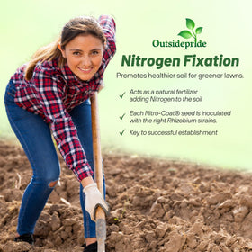 Outsidepride white clover seed ideal for erosion control on slopes.
