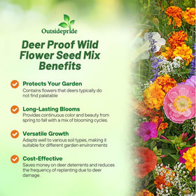Outsidepride pollinator-friendly wildflower garden with nectar-rich blooms.
