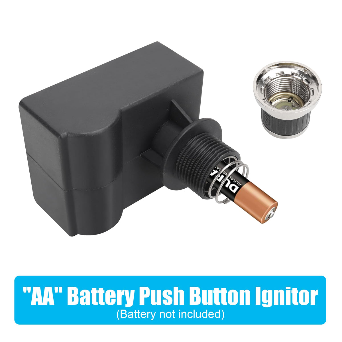 Outspark battery insertion step demonstrates straightforward setup for immediate use