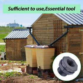 Outus bulkhead fittings show universal use on rain barrels and aquariums.
