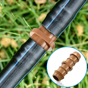 Outus couplings for drip tubing—secure, watertight joints for hoses.