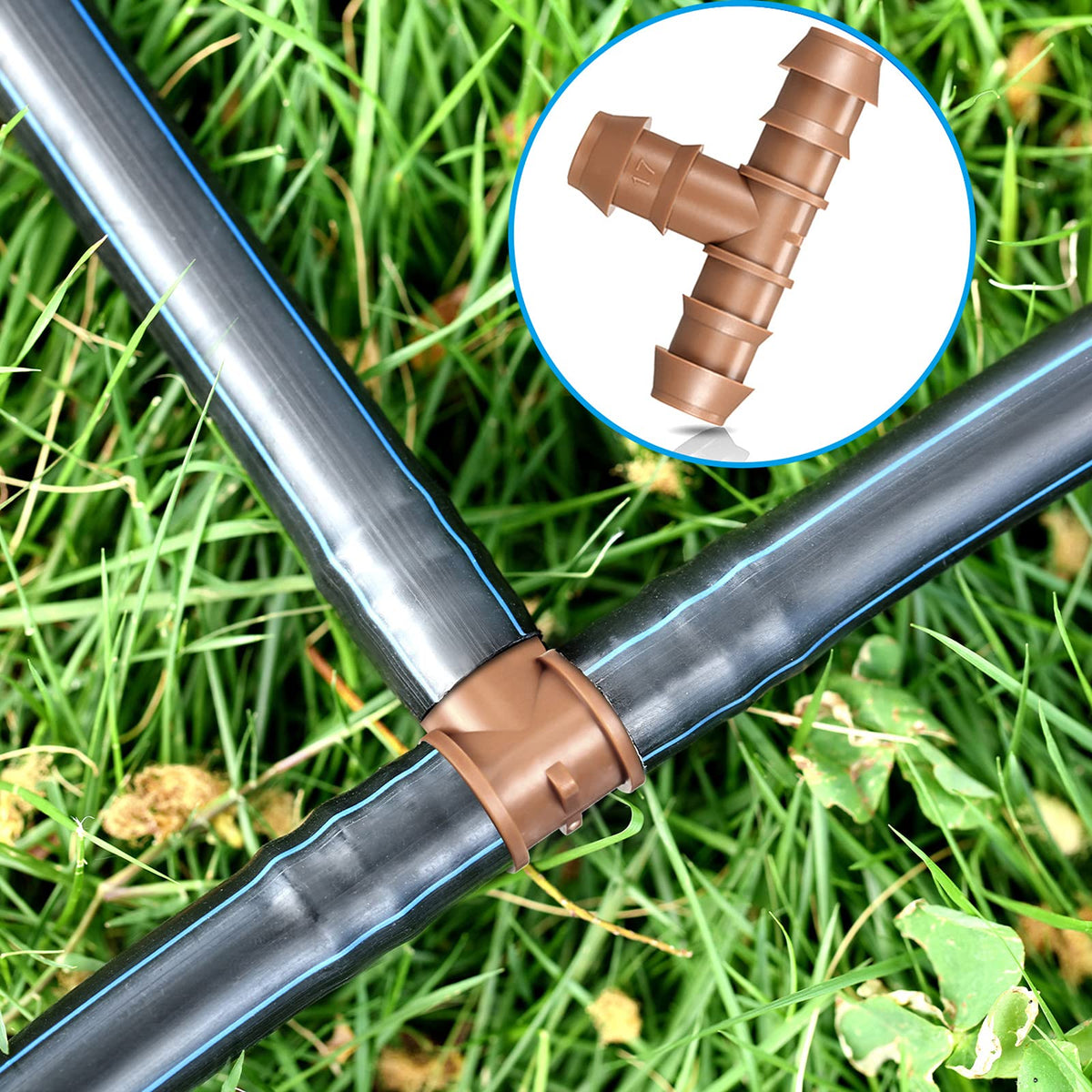 Outus drip tubing system—comprehensive garden irrigation setup.