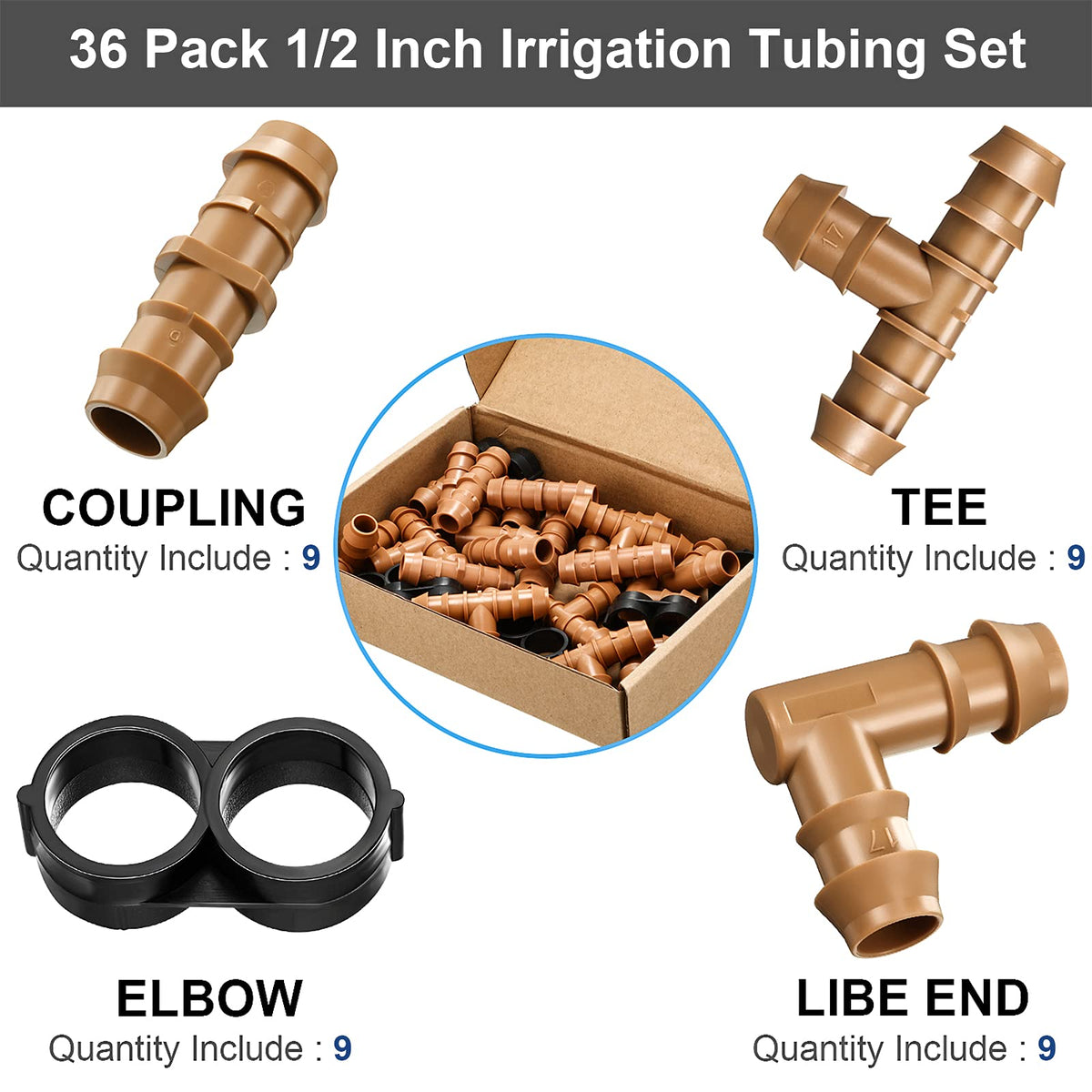 Outus durable pom irrigation parts—sun-resistant watering hardware.