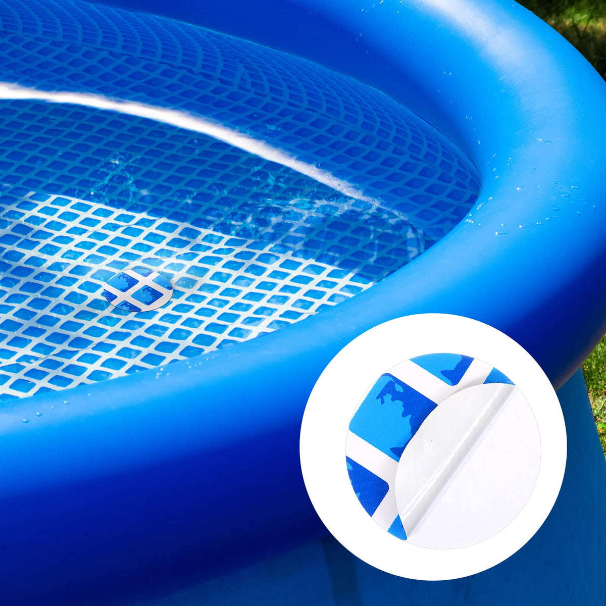 Outus easy adhesion patch application: simple clean-dry prep and press-on use.