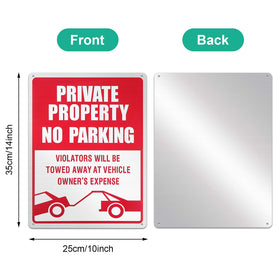 Outus rust-free aluminum sign material resists corrosion for long-lasting use.