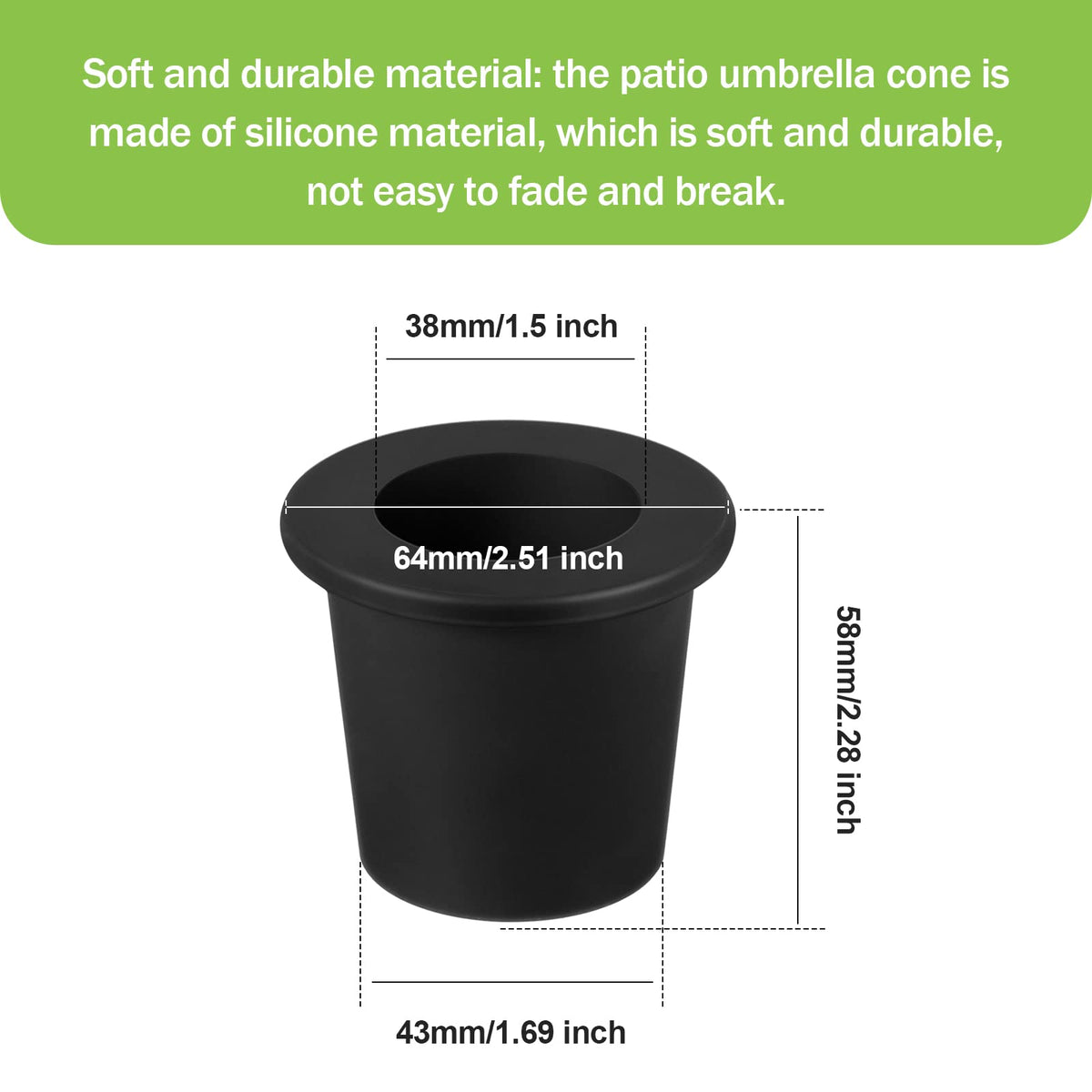 Outus silicone stabilizer protects table edges and reduces wear.