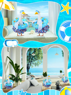 Outus swimming ring completes the set for buoyant poolside moments
