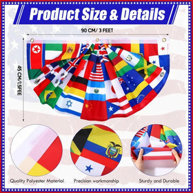 Outus porch yard decor banner adds festive global flair to outdoor spaces.