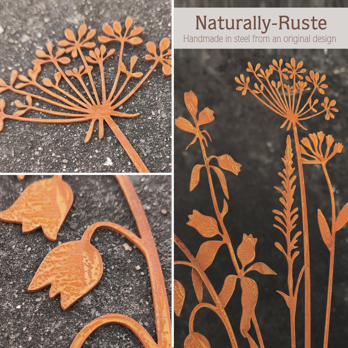 OUUJUOZ plant-bed stakes are easy to insert and weather-ready