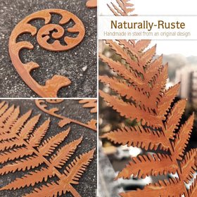 OUUJUOZ yard art outdoor stakes create focal points along walkways.