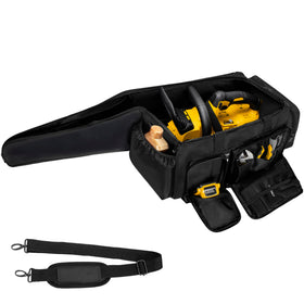 OUUTMEE chainsaw carrying case waterproof exterior protects gear during rain.