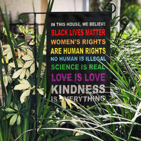 OUXIOAZ Pride flag for garden with weather-resistant linen fabric.