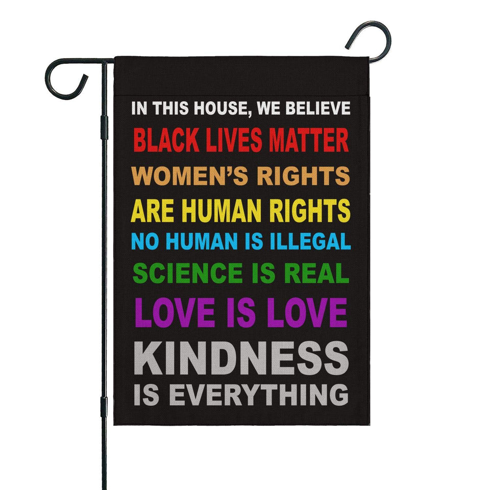 OUXIOAZ pride flag science real vertical double sided for outdoor display.