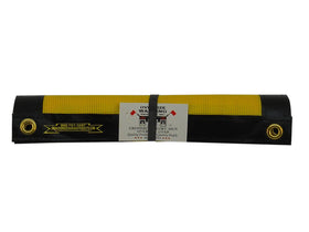 Grommet Escort Sign with six grommets demonstrates secure mounting options