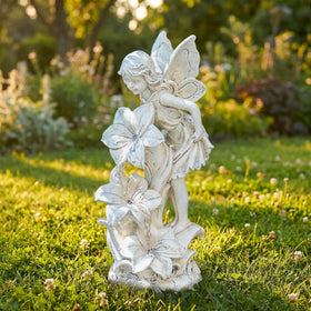 Ovewios memorial gift angel statue offers thoughtful remembrance in gardens
