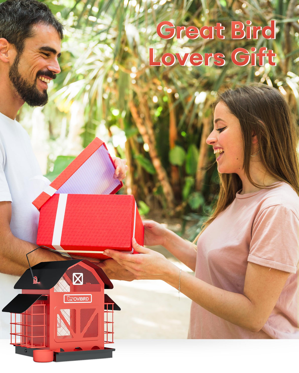 OVIBIRD outdoor bird watching gift idea for nature lovers.