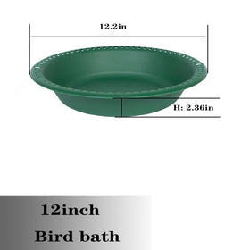 OVZILKI outdoor bird feeder-water bowl supports multiple visiting birds.