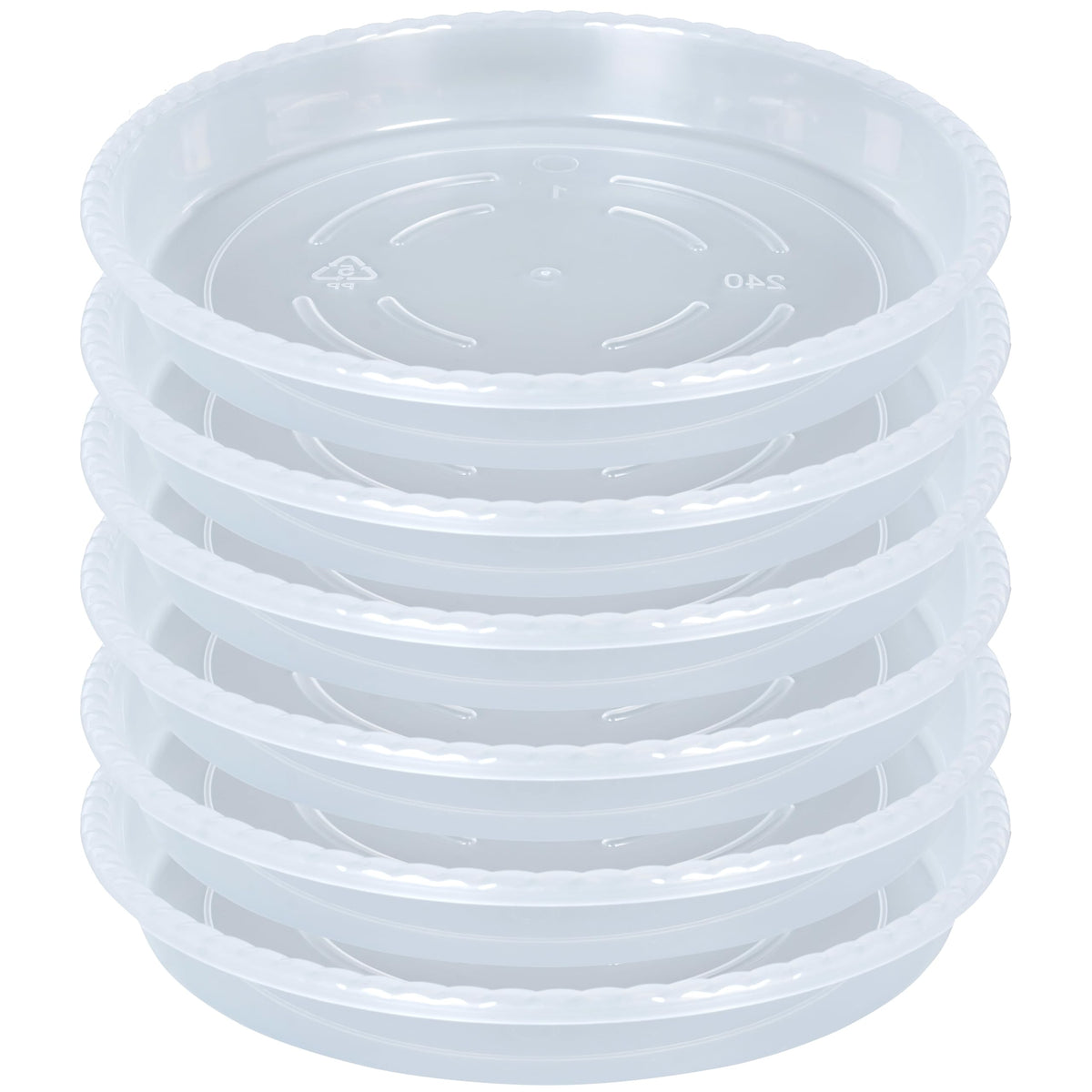 OVZILKI plant saucer top view protects indoor surfaces from drips.